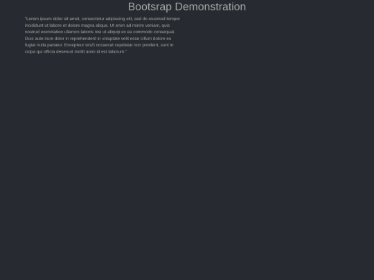 boostrapdemo screenshot