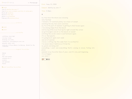 deardiary screenshot