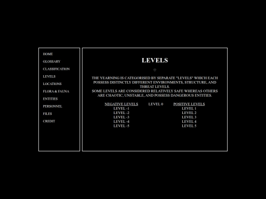 levels screenshot