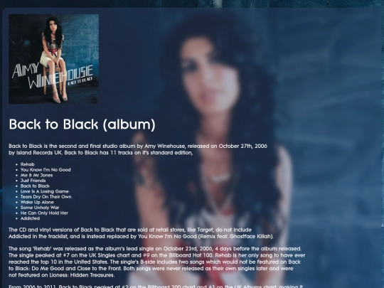 back-to-black-album screenshot