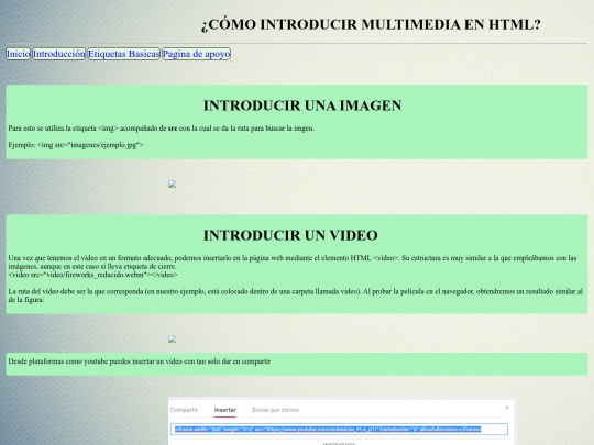 sitio web/contenidos/Multimedia screenshot
