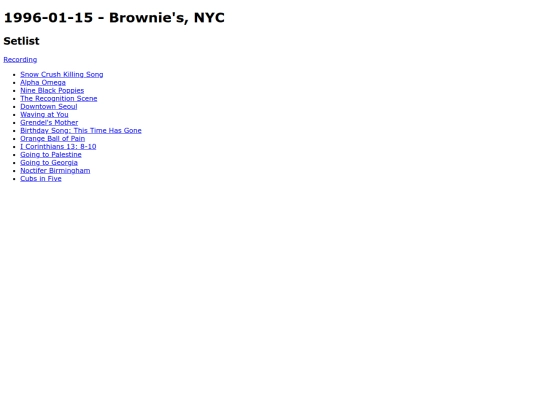 shows/1996-01-15 screenshot