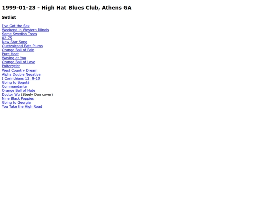 shows/1999-01-23 screenshot