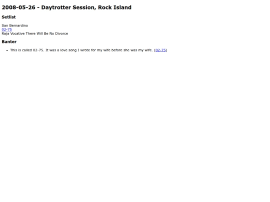 shows/2008-05-26 screenshot