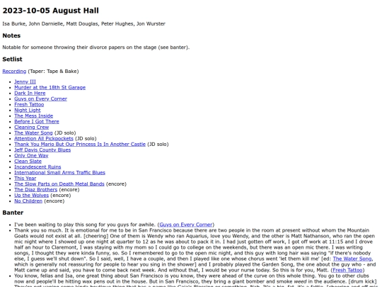 shows/2023-10-05 screenshot