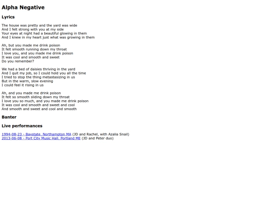 songs/alphanegative screenshot