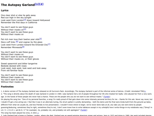 songs/autopsygarland screenshot