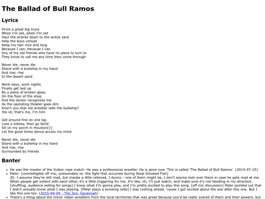 songs/bullramos screenshot