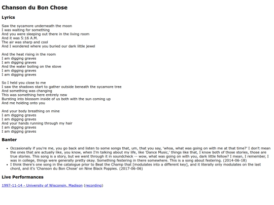 songs/chanson screenshot