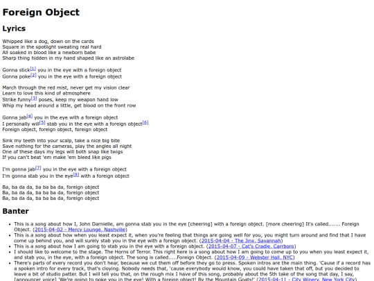 songs/foreignobject screenshot