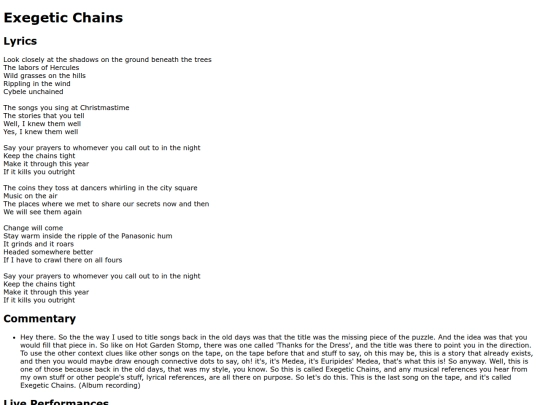 songs/forthesnakes screenshot