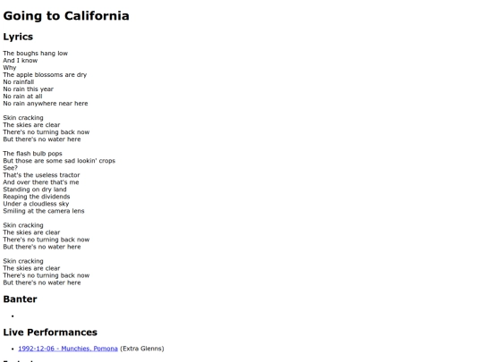 songs/goingtocalifornia screenshot