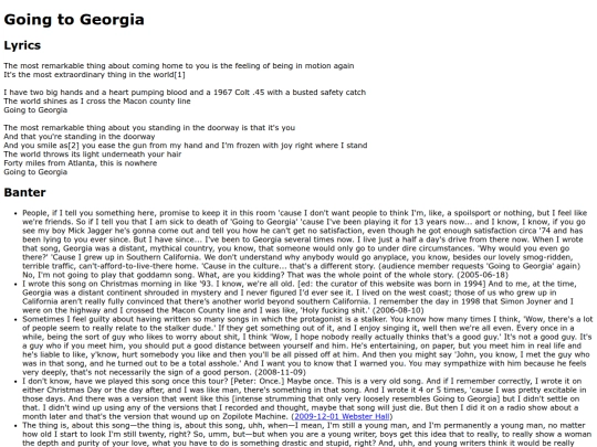 songs/goingtogeorgia screenshot