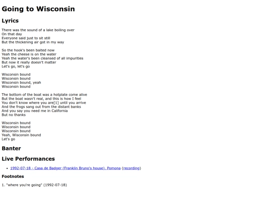songs/goingtowisconsin screenshot