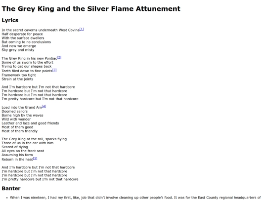 songs/greyking screenshot