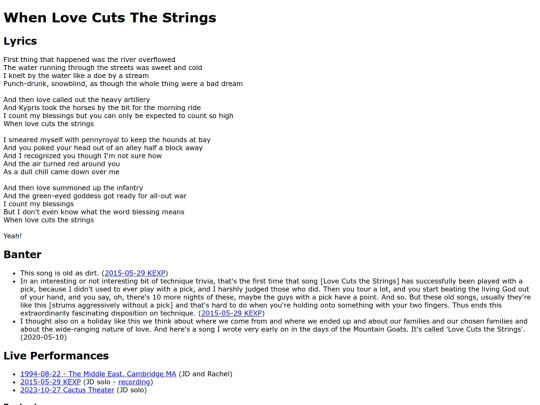 songs/lovecutsthestrings screenshot