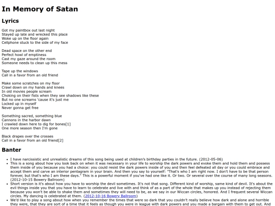 songs/memoryofsatan screenshot