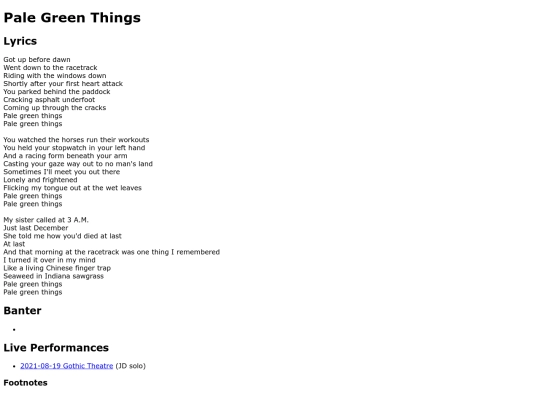 songs/palegreenthings screenshot