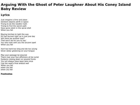 songs/peterlaughner screenshot