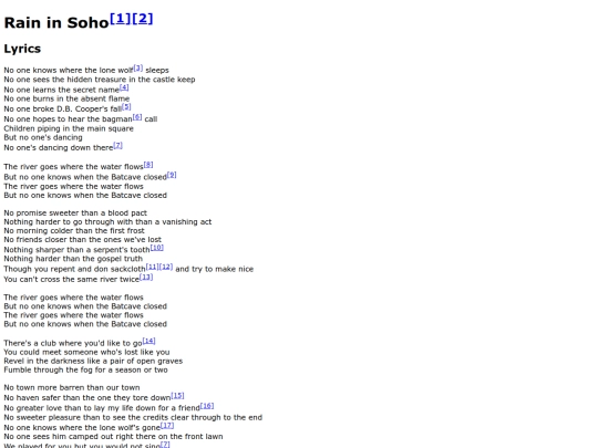 songs/raininsoho screenshot