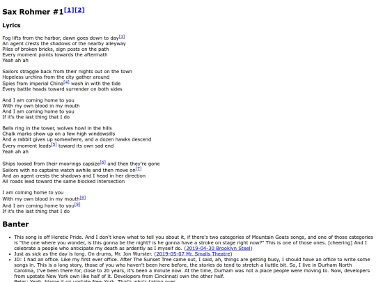 songs/saxrohmer screenshot