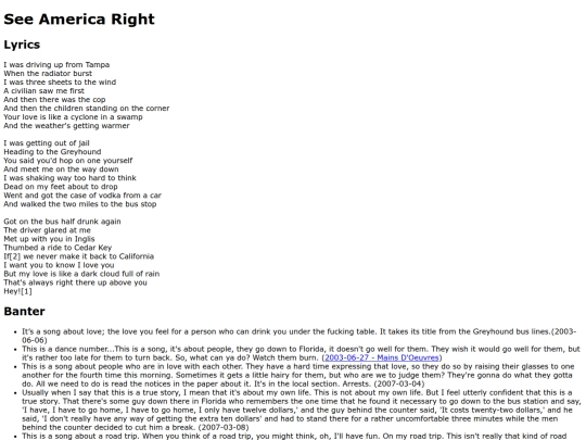 songs/seeamericaright screenshot