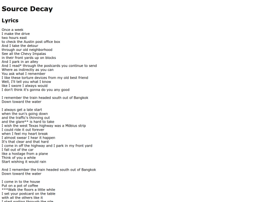songs/sourcedecay screenshot