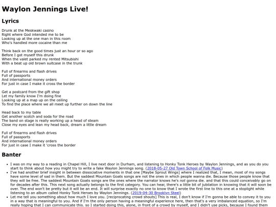 songs/waylonjennings screenshot