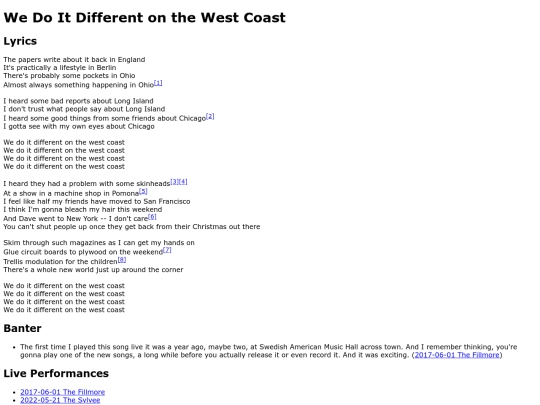 songs/wedoitdifferent screenshot