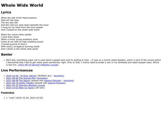 songs/wholewideworld screenshot