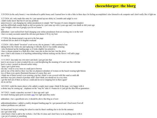 blorg screenshot