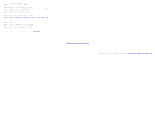 Index screenshot