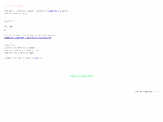 index screenshot