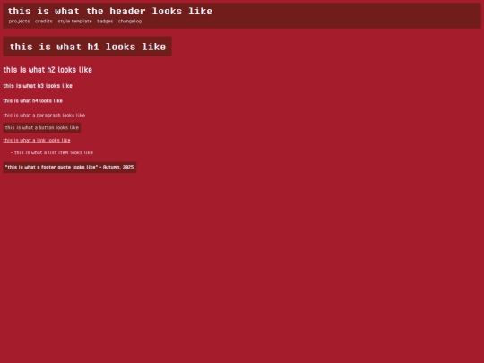 template screenshot