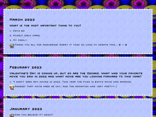 qotm/answers screenshot