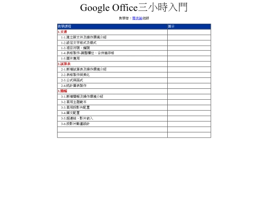 course/GoogleOffice screenshot