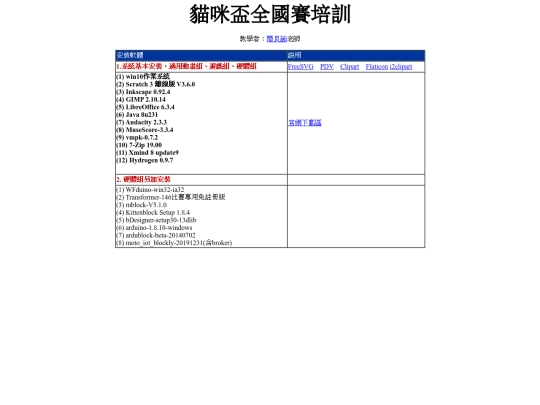 course/cat screenshot