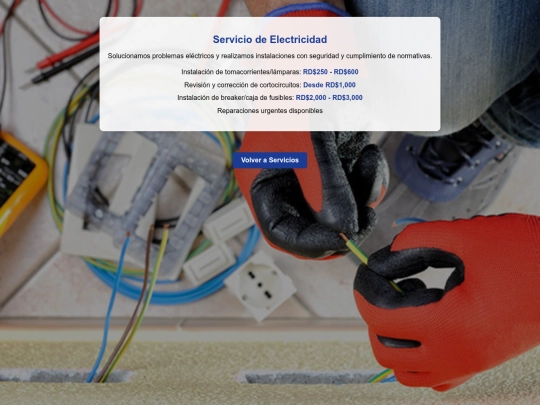 electricidad screenshot