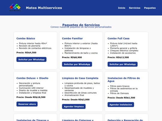 paquetes screenshot