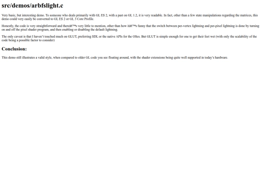 arbfslight screenshot