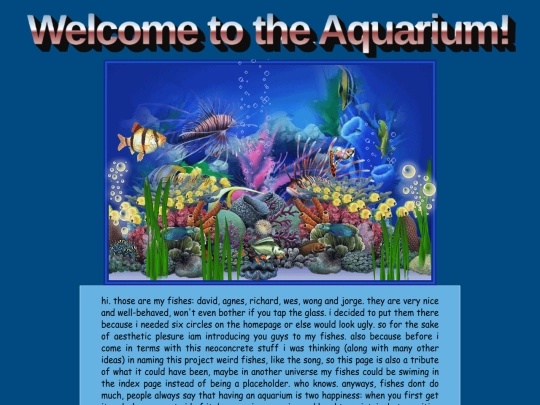 aquarium screenshot