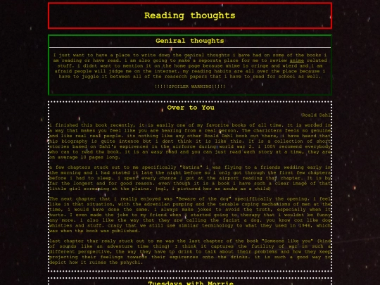 reading screenshot