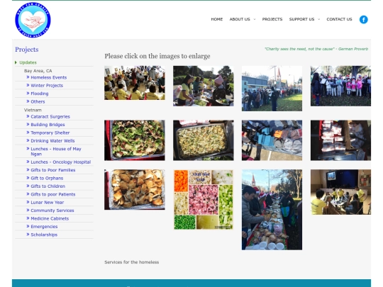 pages/projects/homeless screenshot
