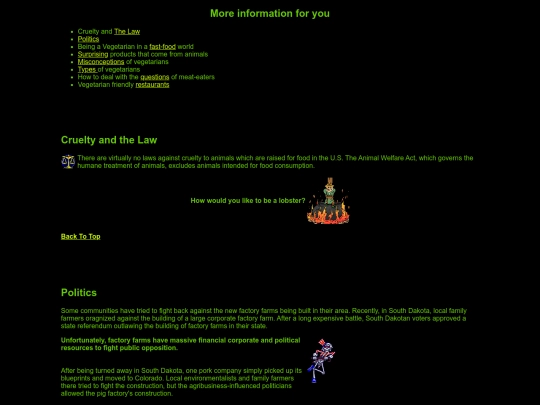 OldStuff/justeatveggies/moreinfo screenshot