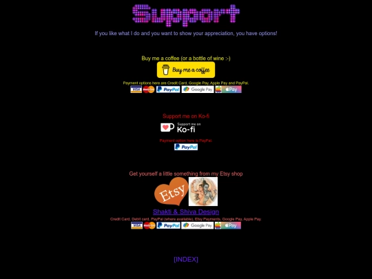 support/donate screenshot
