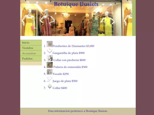 accesorios/accesorios screenshot