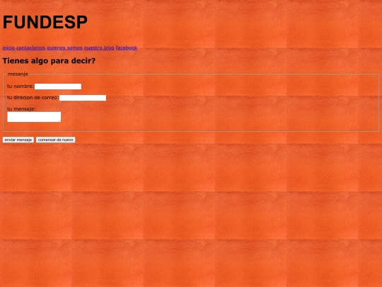 contactenos.index screenshot