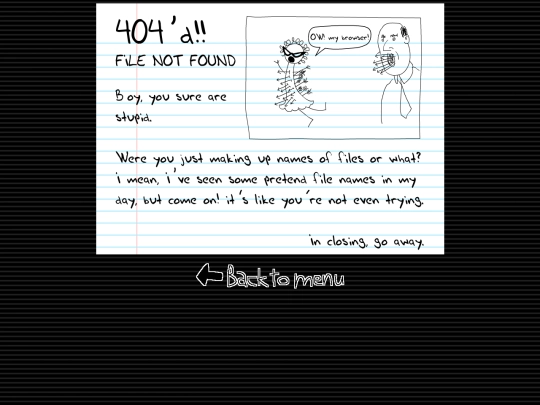 not_found screenshot