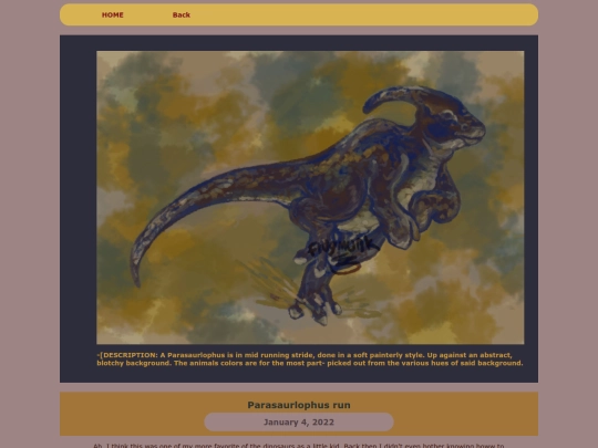 ARTS/DIGI/2022digiINDIE/parasaurlophusrun screenshot