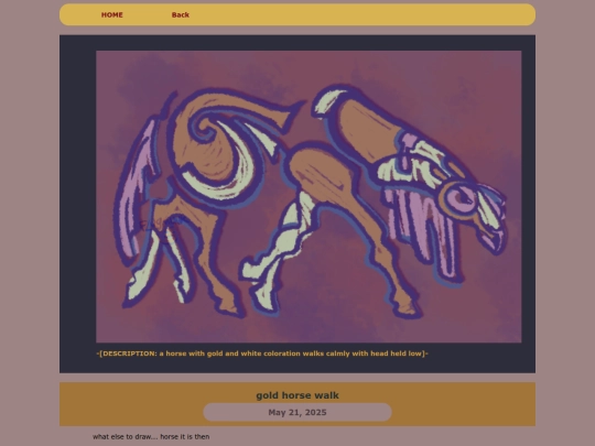 ARTS/DIGI/2025digiINDIE/goldhorsewalk screenshot